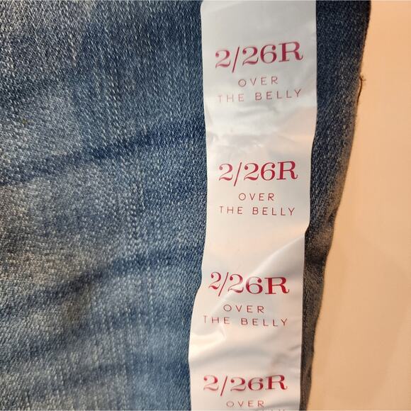 New Ingrid Maternity Over the Belly Jeans Stretch Jeggings NWT Size 2/ 26R - Picture 4 of 10